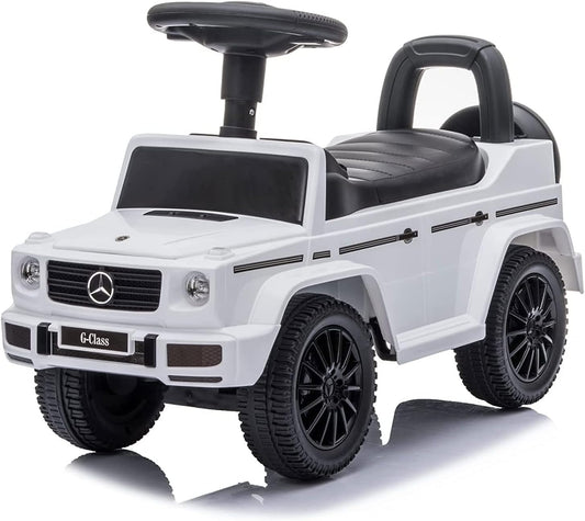 Best Ride On Cars Mercedes G-Wagon Push Car, White, Large