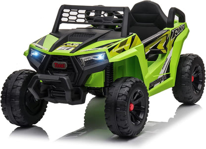 12V Kids Ride on Car, Electric Off-Road UTV Truck with Forward and Reverse Functions