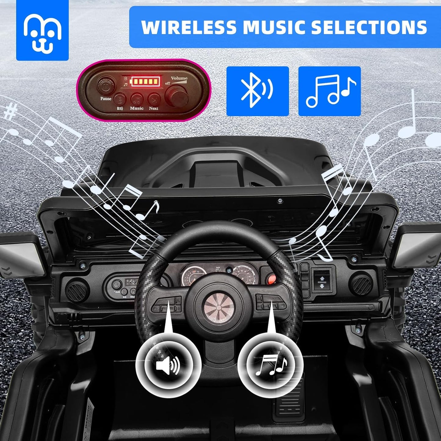 12V Kids Electric Ride on Truck Car Remote Control