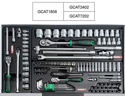 TOPTUL GCAJ305H – 305-Piece Professional Tool Trolley